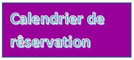 Calendrier de rservation Booking calender
